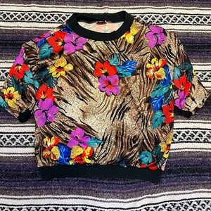 Vintage 80’s Floral Shirt